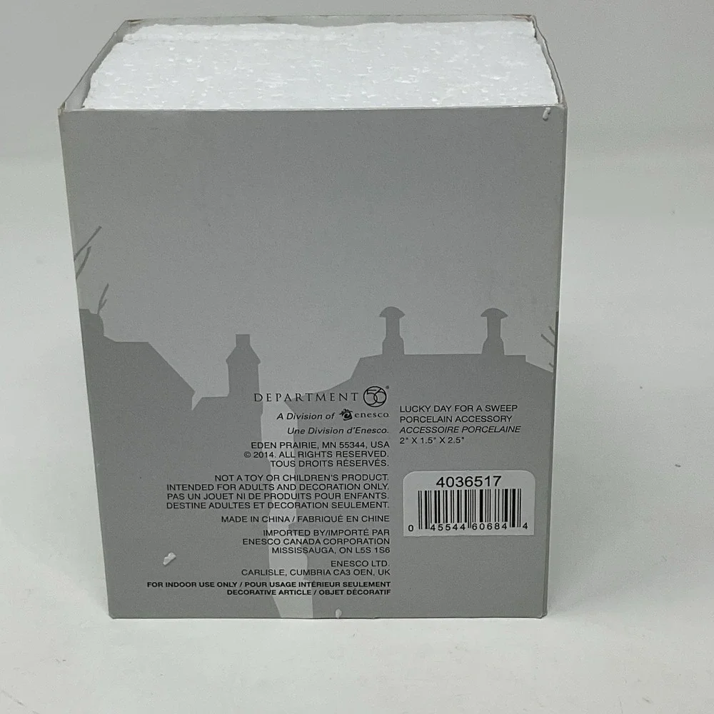 Dept 56 Dickens Village Heritage Lucky Day For A Sweep 4036517 Christmas